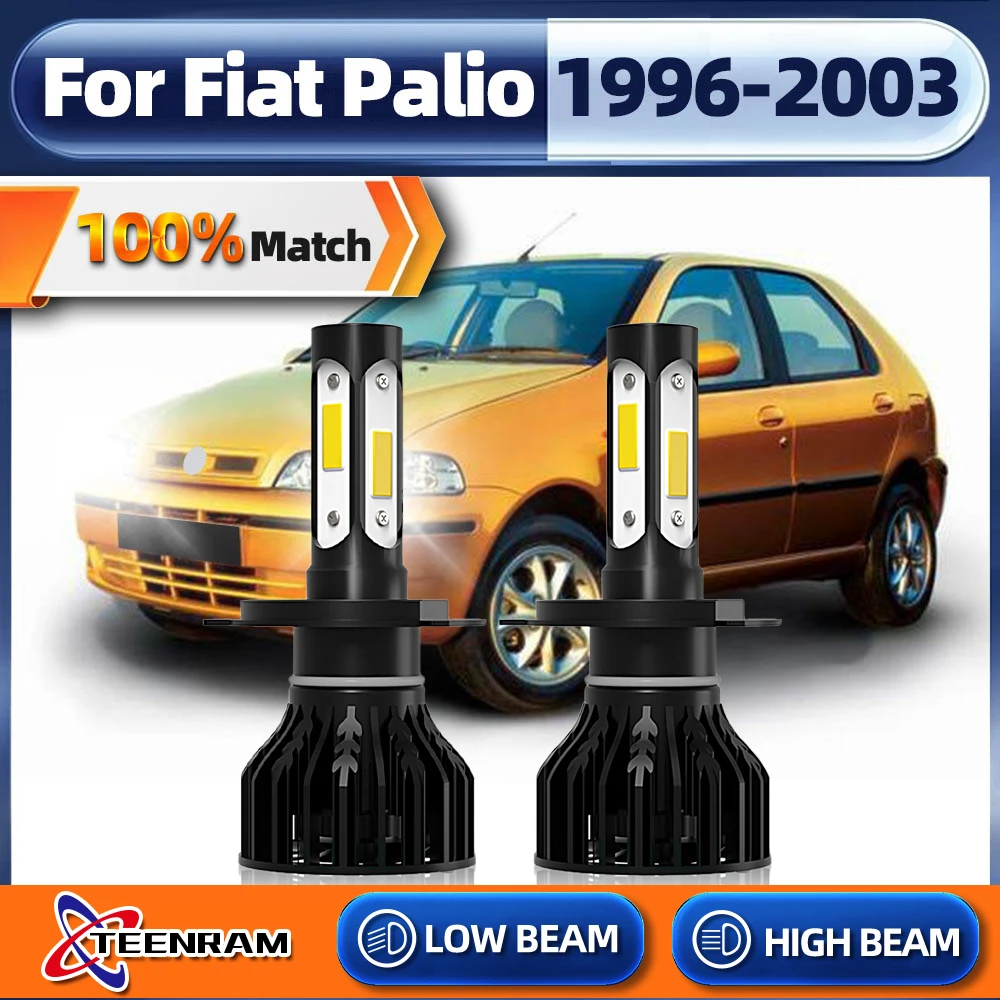 

Car Headlight 20000LM 120W CSP Chip Auto Headlamp Canbus Car Lights 12V For Fiat Palio 1996 1997 1998 1999 2000 2001 2002 2003