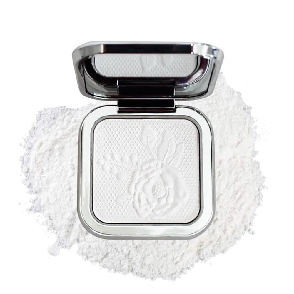 Рельефная прессованная пудра для контроля жирности легкий цвет яркая свободная