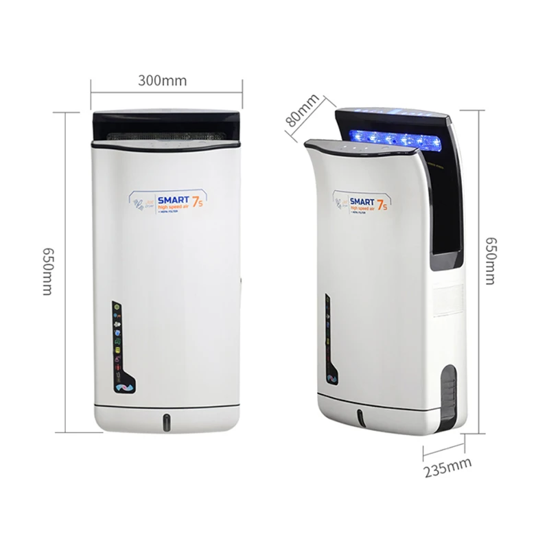 

New Jet-type Hand Dryer Induction Hotel Restauran High Speed Hand Drying Machine Double-sided hand dryer 220v