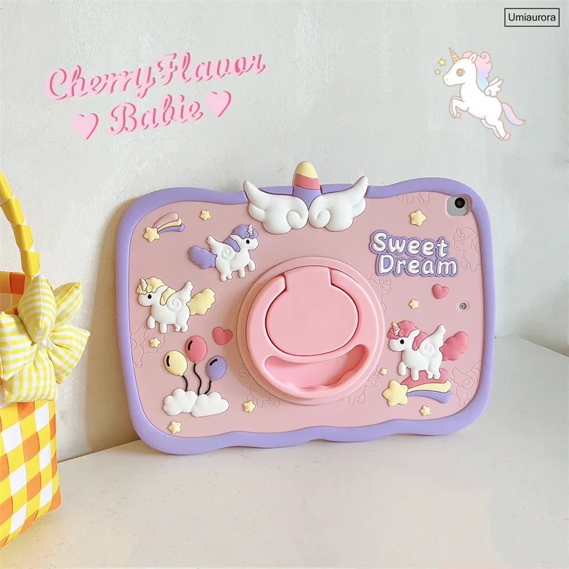 Детский силиконовый чехол-подставка для планшета подходит IPad 6 9 7 2018 7th 8th 10 2 10th Gen