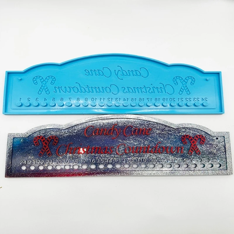 

Рождественский поднос для дома, настенная дверная табличка, зеркало, силиконовая форма