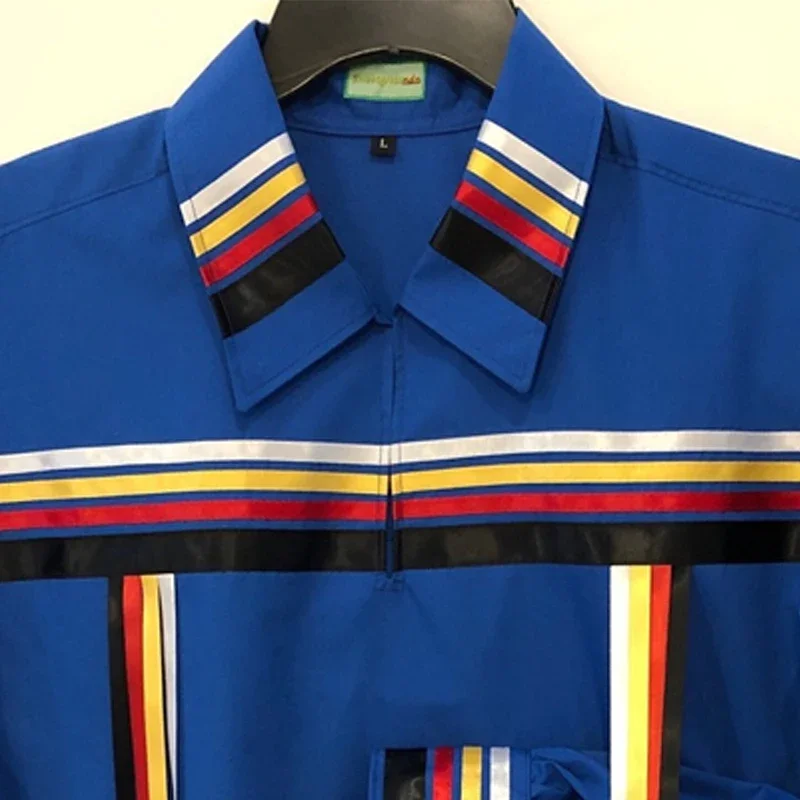 Beautyblue рубашка с лацканами для женщин новая мода индейская релия традиционная