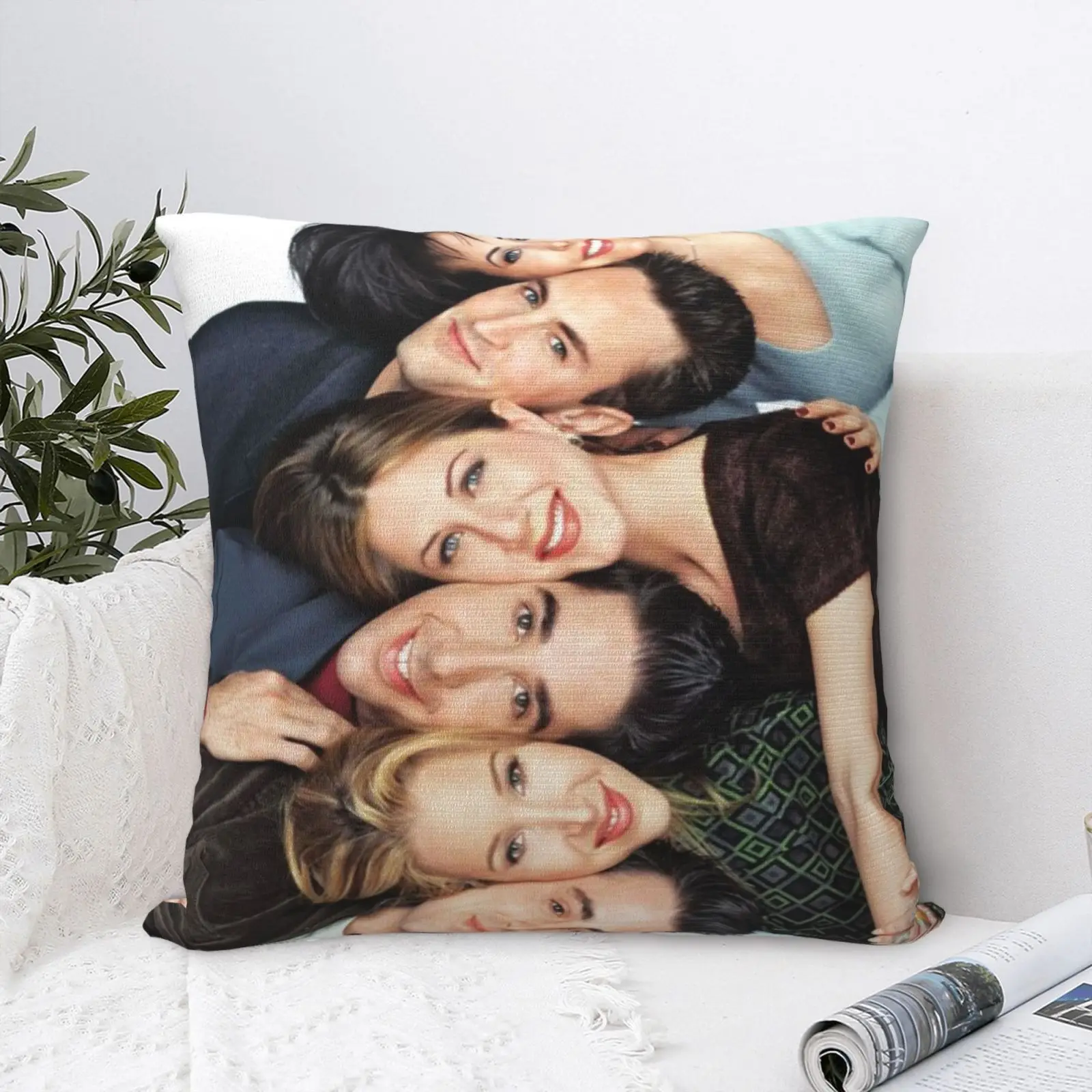 

Friends 10 Pillow Case Personalized House Home Decoration Kids Personalized Case On The Pillow Bedroom Polyester Cushion Cover