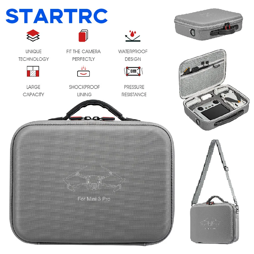 

STARTRC Storage Bags for DJI Mini 3 pro Carrying Case Adjustable Portable Protective Shoulder Bags for DJI Mini 3 Pro Travel Bag