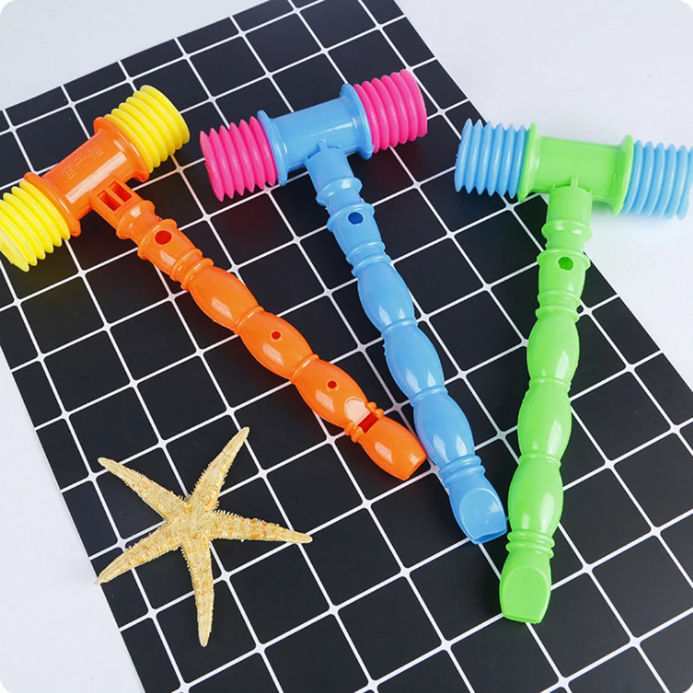 

Hammer Toy Toys Squeaky Gavel Pounding Kids Mallet Sound Plastic Musical Toddler Beating Party Squeaking Baby Knocking Favors