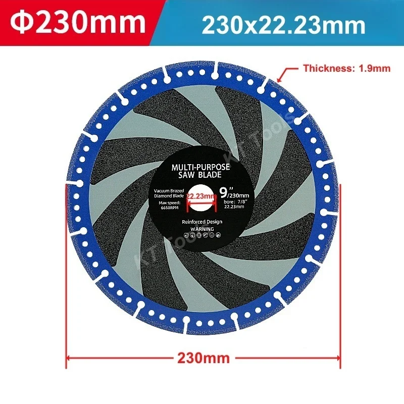 115/125/180/230 мм алмазная пила вакуумная пайка универсальный режущий диск для