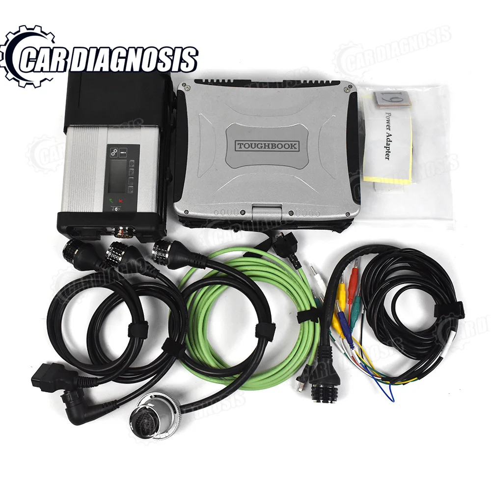 

for MB Star C4 Car Truck Star Diagnosis Multiplexer SD Connect C4 with Laptop CF19 Ready to work