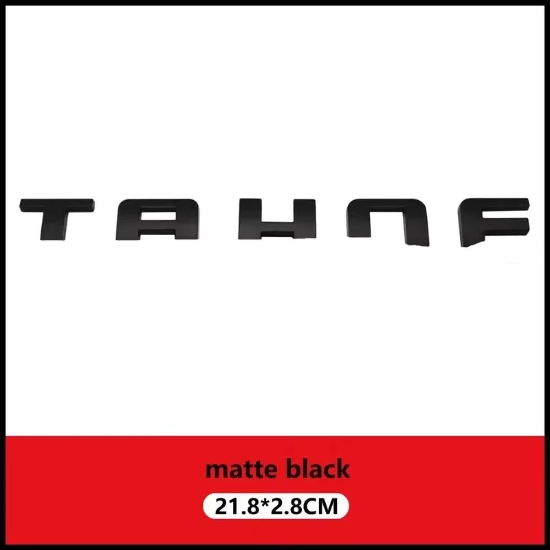 

3D ABS автомобильные декоративные аксессуары задняя буквенная эмблема значок наклейка модифицированный логотип кузова наклейка для Chevrolet TAHOE аксессуары