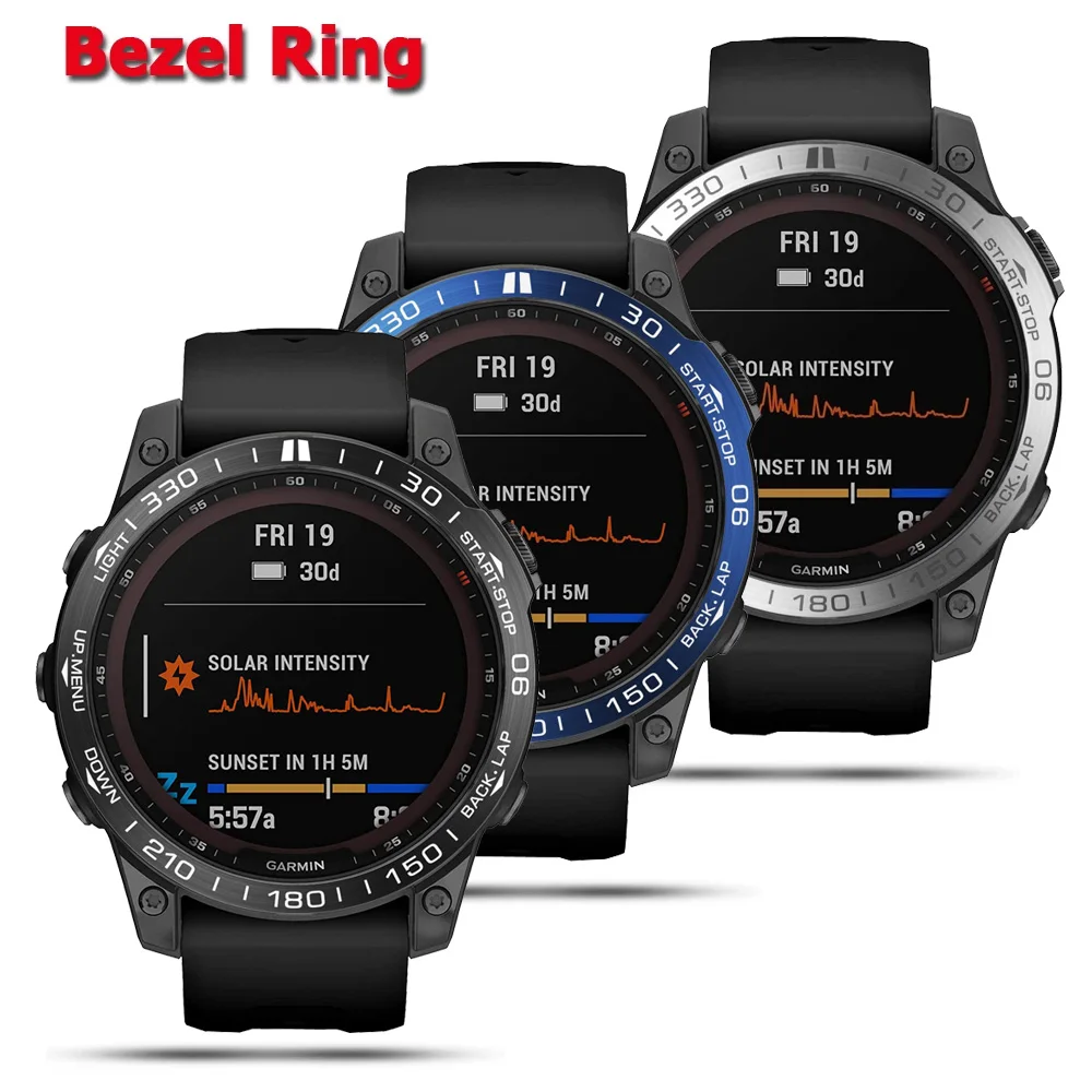 

Защитное кольцо из нержавеющей стали для Garmin Fenix 7 7X Fenix7