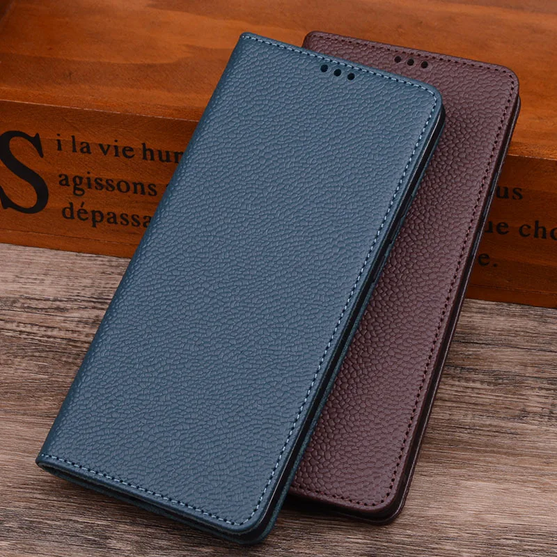 Hot Sales Luxury Genuine Leather Flip Phone Case For For Oppo Find X5 Pro Leather Half Pack Phone Cover Procases Shockproof