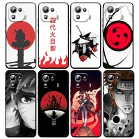 popular anime naruto for xiaomi mi 12 12x 11t 11 11i 10i 10t 10s note 10 9t 9 se lite ultra pro 5g black capa phone case