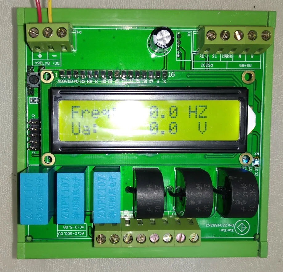 Блок питания Att7022eu + Modbus RTU STM 32f10 3 система связи A09