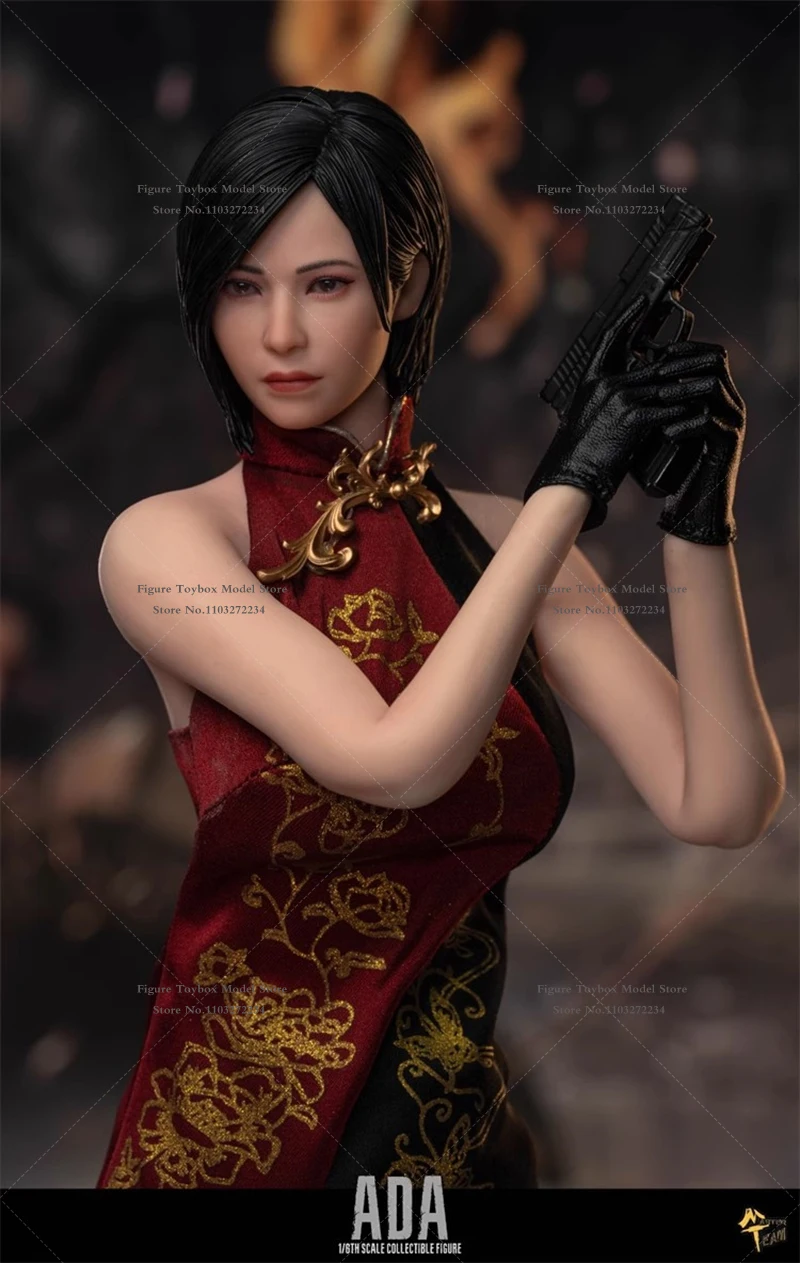 Фото Master Team MTtoys018 1/6 Ada Wang с двойной головкой, скульптурный дизайн с подвижными глазами, дизайн ткани Cheongsam, 12 дюймов, женская фигурка, подарочные игрушки №3