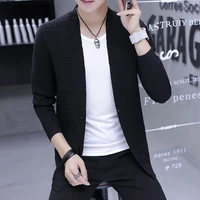 spring and autumn jacket mens korean slim knitted sweater cardigan autumn fashion jacket mens casual handsome jacket