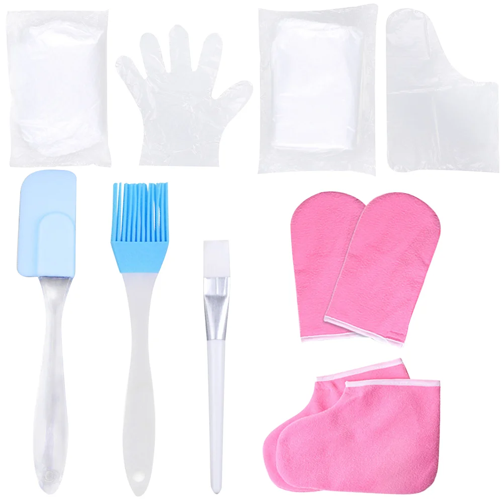 

Paraffin Socks Gloves Wax Hand Foot Spa Exfoliating Scrub Bath Cover Moisturising Mitt Treatment Liners Glove Care Accessory