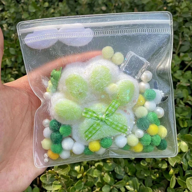 Kawaii мягкая клейкая текстура яблоко кошка коготь игрушки медленно