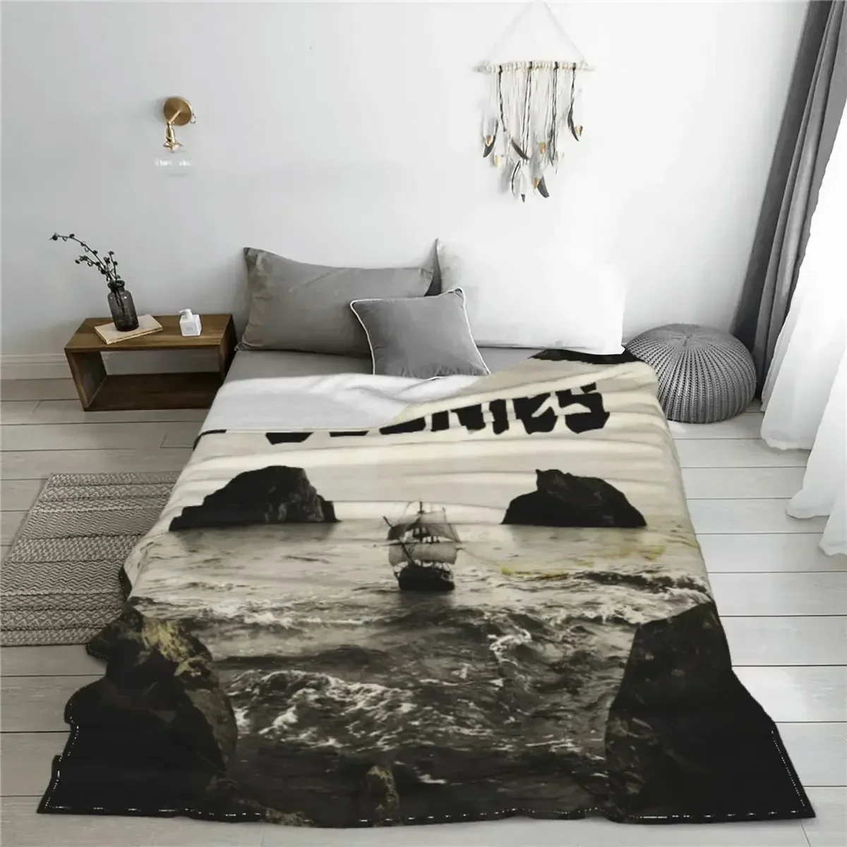 Массивное одеяло с черепом The Goonies фланелевое летнее осенне-зимнее теплое из