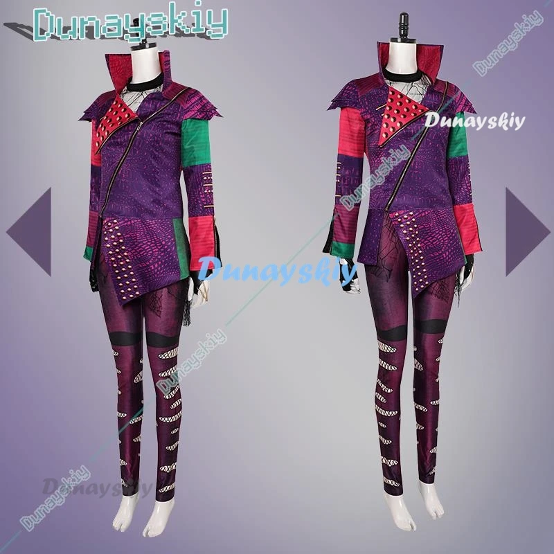 D-Descendants Косплей Фантазия Мал Костюм Маскировка Для Взрослых Женщин Куртка Брюки