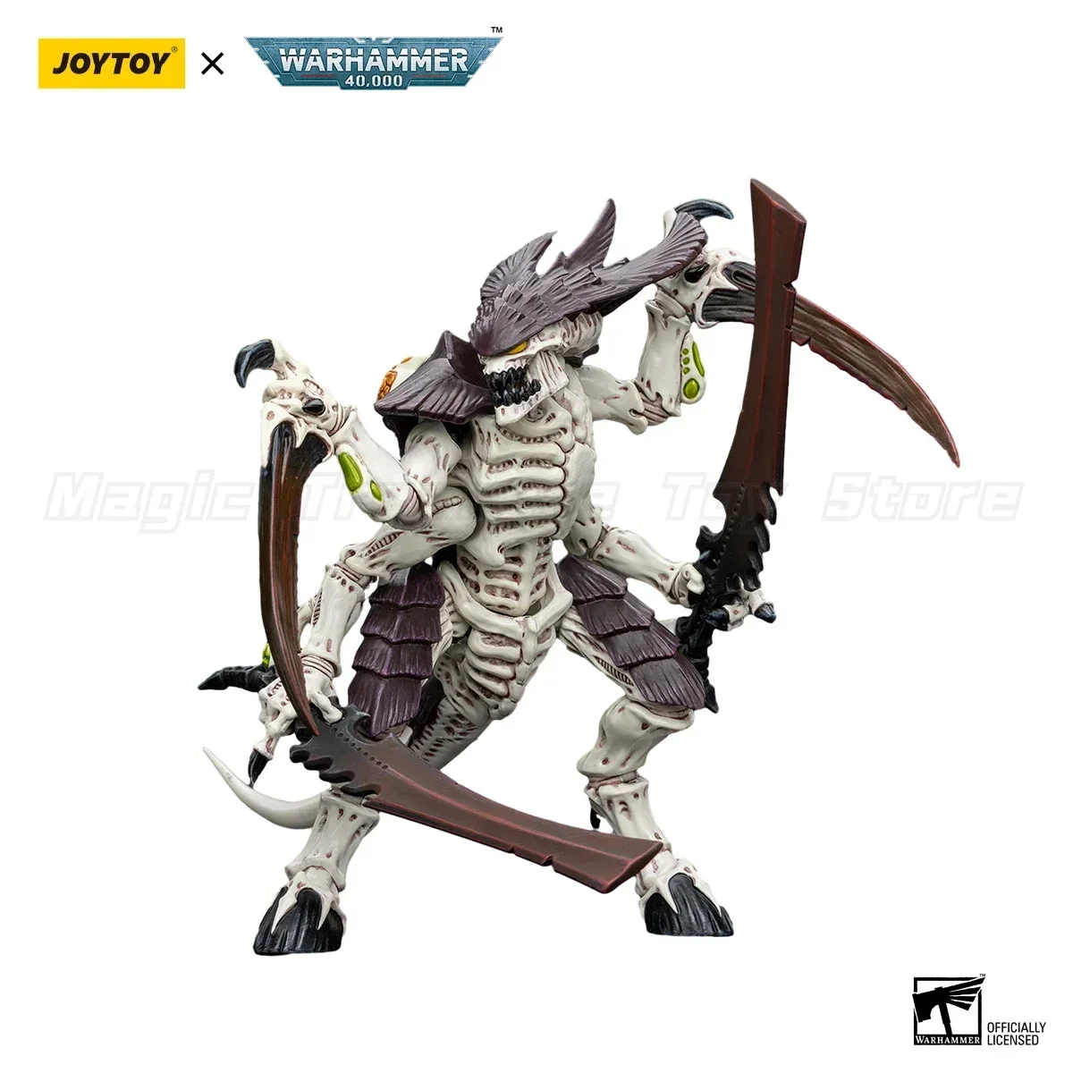 Фото 【MT】Доставка за 24 часа JOYTOY Warhammer 40K Tyranids Hive Fleet Leviathan Tyranid Warrior Bonesword 2 1/18 Фигурка №5