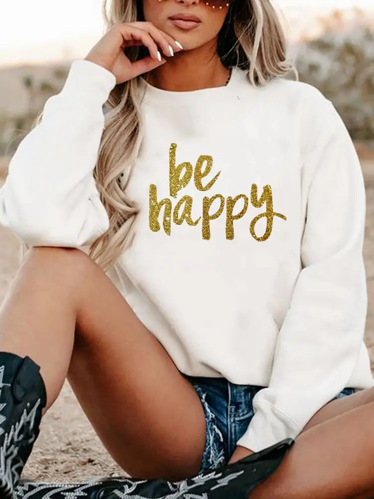 

Letter Trend Cute 90s Women Casual Autumn Spring Sweatshirts Clothing Woman Fashion Hoodies Print Female Graphic Pullovers