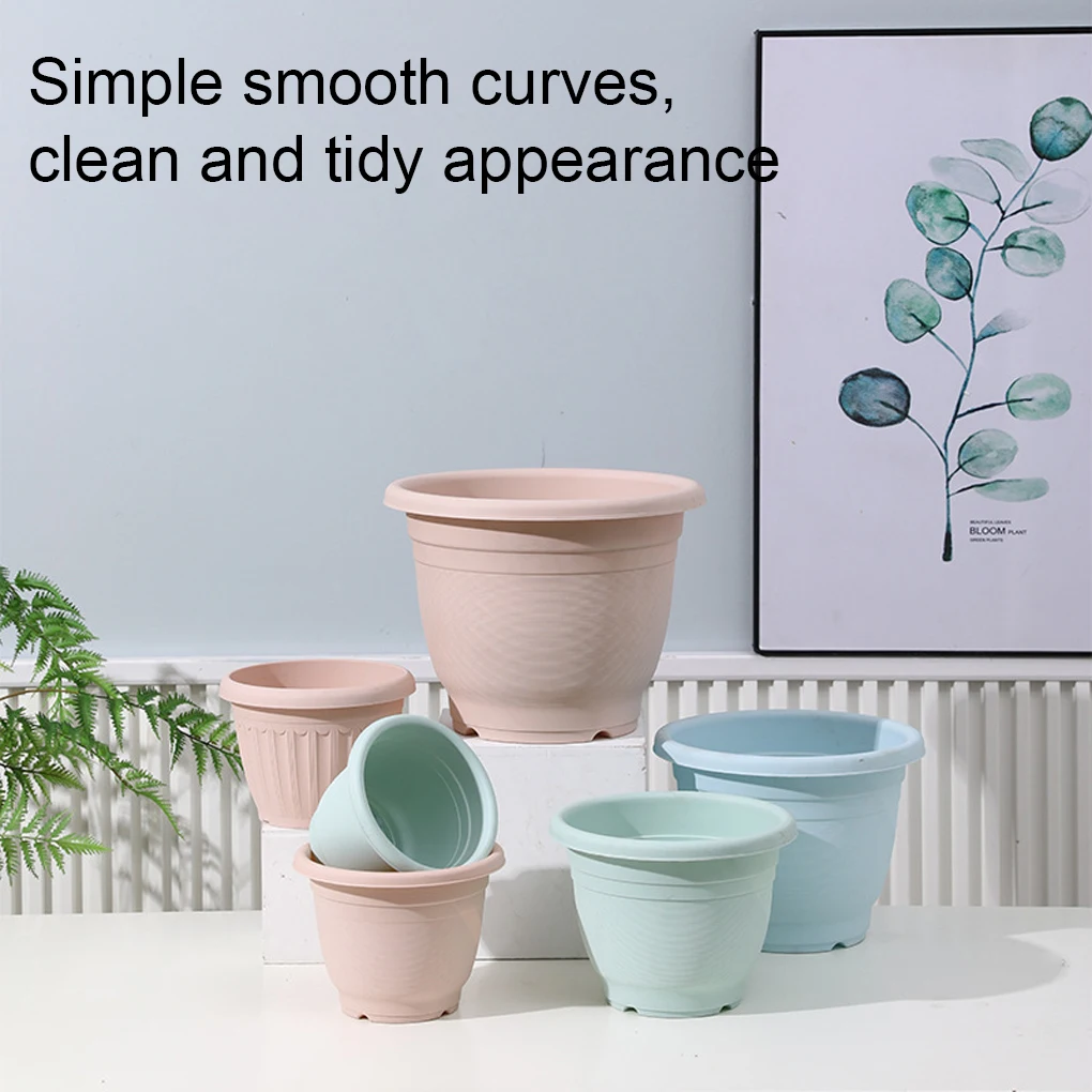 

5pack lot Lightweight And Portable Planters Flowers Herbs And Vegetables Weather-resistant Plant Pot pink 25 5 20 14 8cm