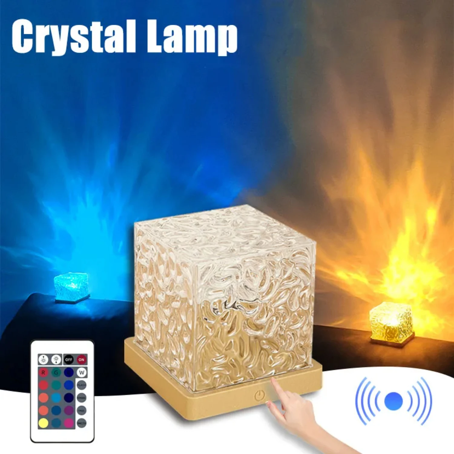 Доступны в ярких цветах 3/16 это уникальная лампа Dynamic Flame Crystal Lamp проектор с