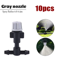10pcs 0 6 0 9m drip irrigation nozzle integrated atomization nozzle automatic watering device plant watering cooling nozzle