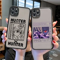 new clear shockproof phone cases for iphone 12 11 13 pro max x xs xr 6 7 8plus 13 hunter x hunter killua zoldyck anime pc cover