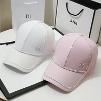 summer hats for women fashion designer rhinestone baseball cap for women caps sunhats beach visors kpop chapeu feminino gorras