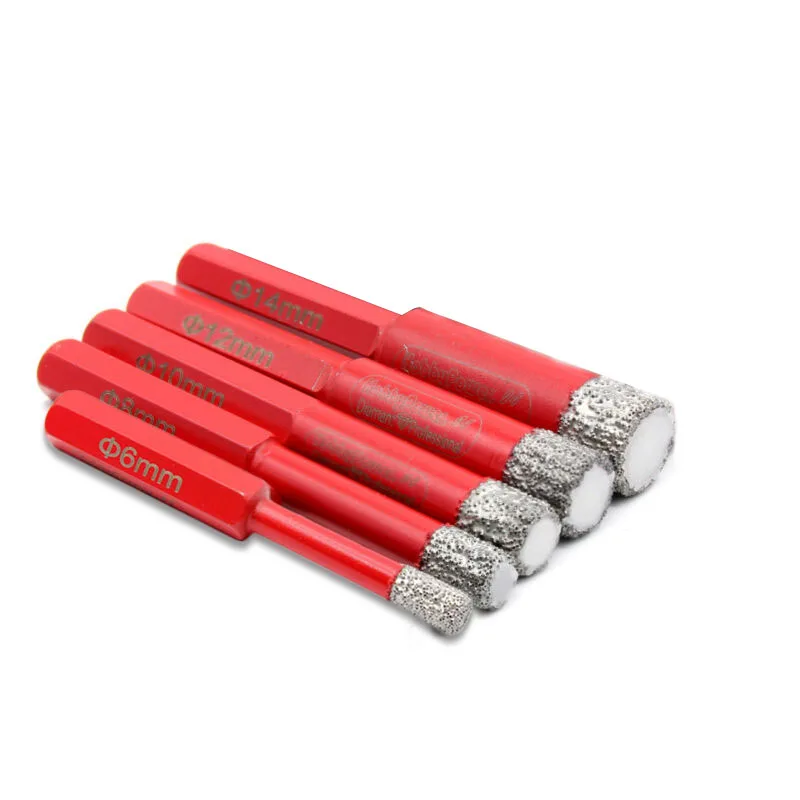 Diamond Drill Bit For Ceramic Tile Hole Locator Diamond Drilling Core Bit Ceramic Tile Set Drill Bit Set 6/8/10/12/14mm