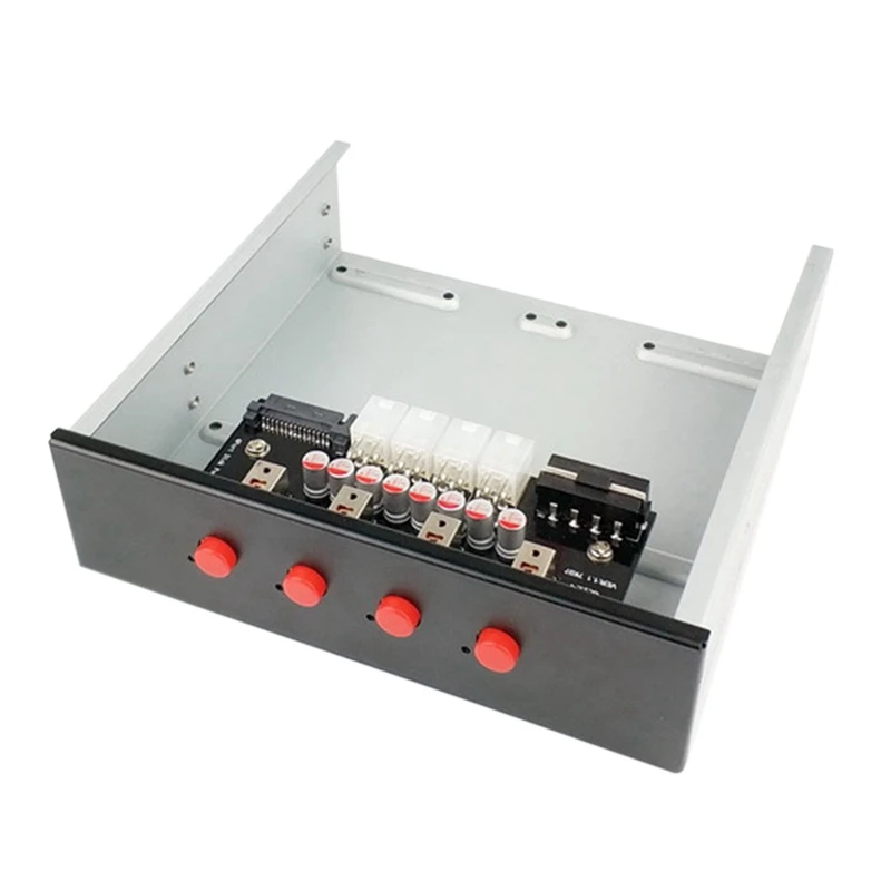 

Desktop Computer Front 5.25 Optical Drive Expansion 4 SATA15P Hard Disk Power Control Switch Multi-System