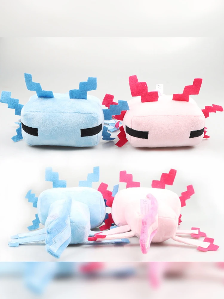 

New Axolotl Salamander Plush Toys Doll Cartoon Animal Doll Game Stuffed Toys Gift for Children Kids