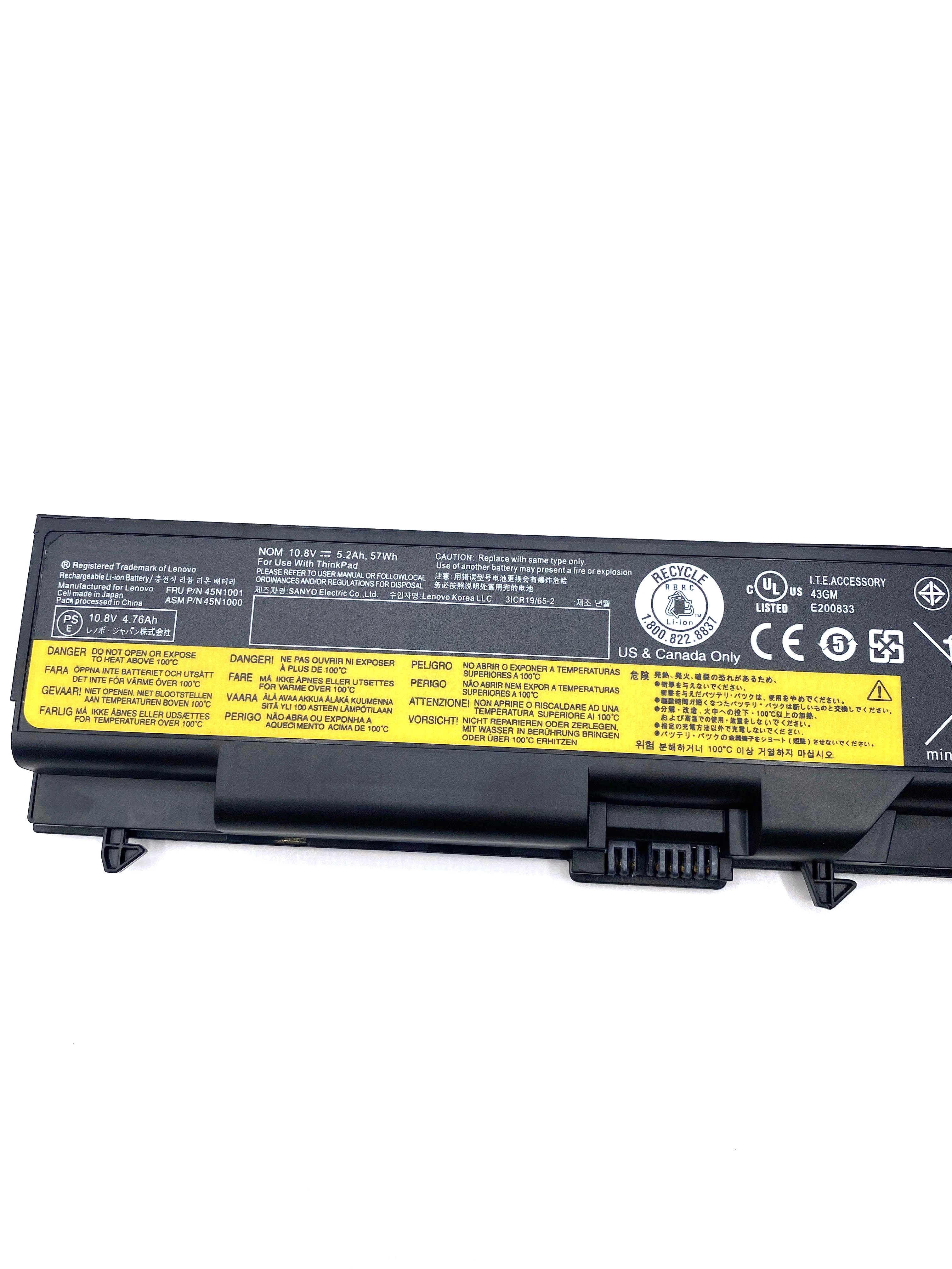 Аккумулятор для ноутбука Lenovo ThinkPad T430 T430I T530 T530I W530 SL430 SL530 L430 L530 45N1104 45N1105 45N1003