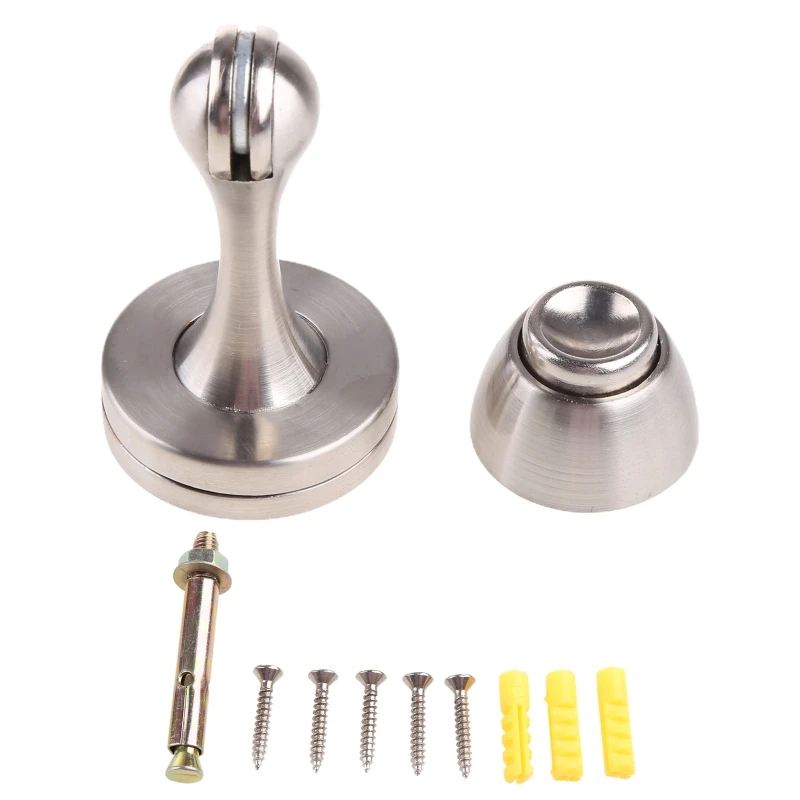 

Матовая дверная пробка, магнитная всасывающая мебельная фурнитура, цинковый сплав, Современная стильная внутренняя Противоударная дверь