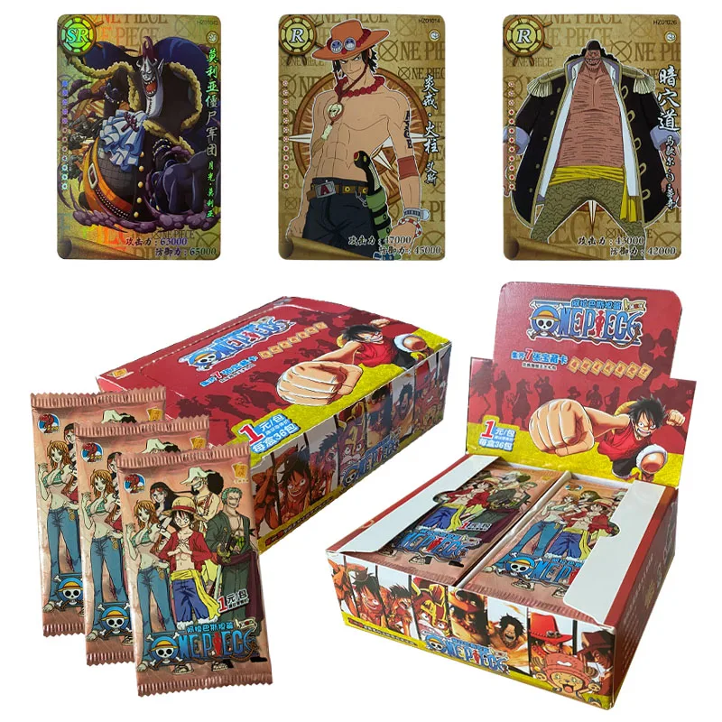 

New Japanese Anime ONE PIECE Card Luffy Zoro Nami Chopper Franky New Collections Card Game Collectibles Battle Child Gift Toys
