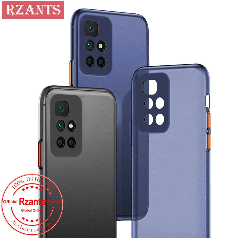 

Матовый чехол Rzants для Xiaomi Redmi 10 [UU Thin] Матовый ультратонкий полупрозрачный чехол для телефона с защитой от отпечатков пальцев