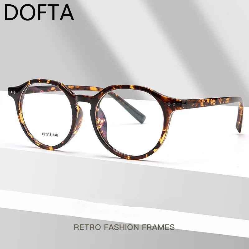 DOFTA винтажная круглая оптическая оправа для очков близорукости женская TR 90 по
