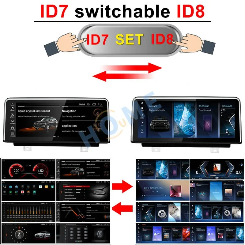 Беспроводной автомобильный мультимедийный плеер CarPlay Android 13 для BMW 1 серии F20 F21