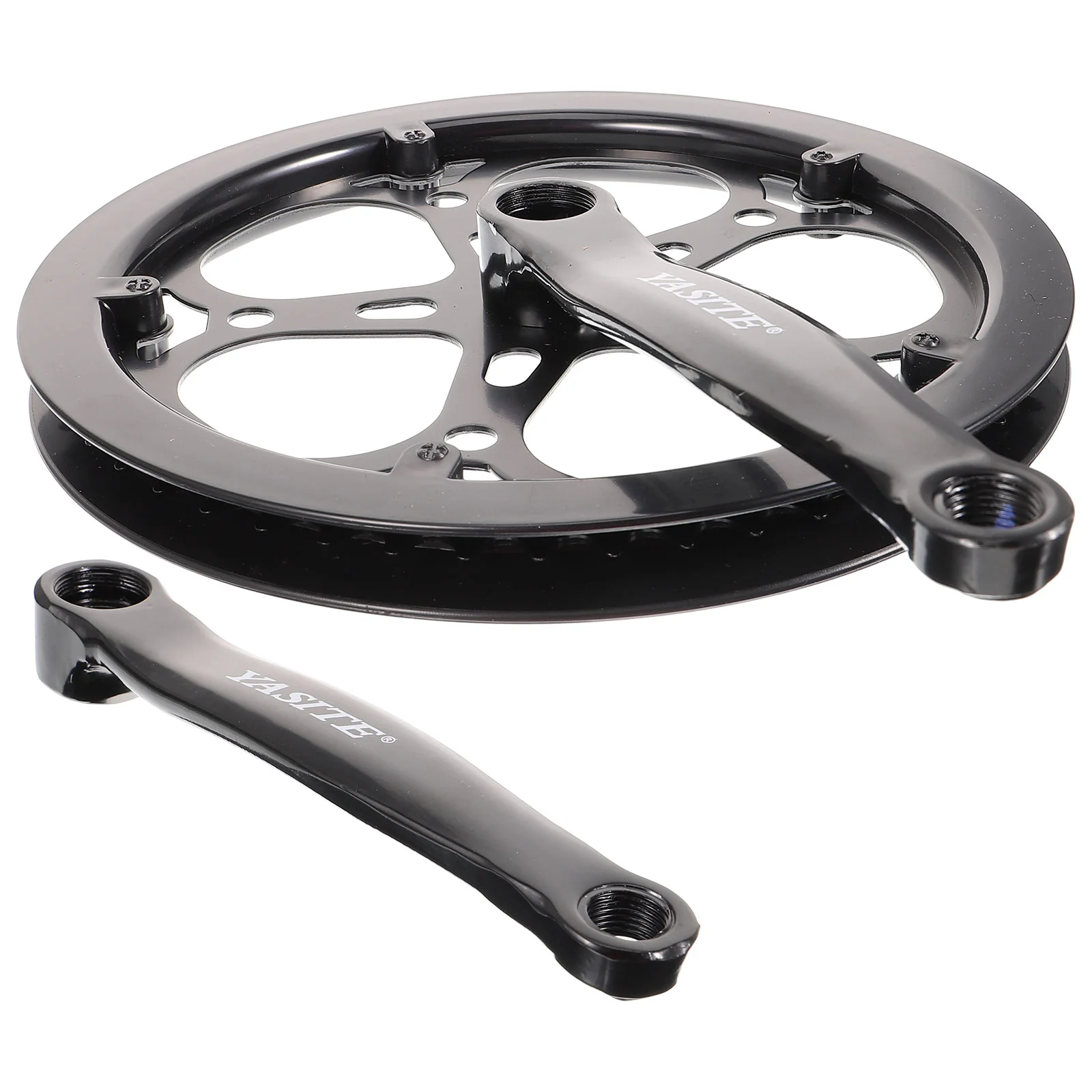 

Велосипедный кривошипный набор, Односкоростной велосипедный квадратный Сменный Набор аксессуаров, блеск для губ из алюминиевого сплава