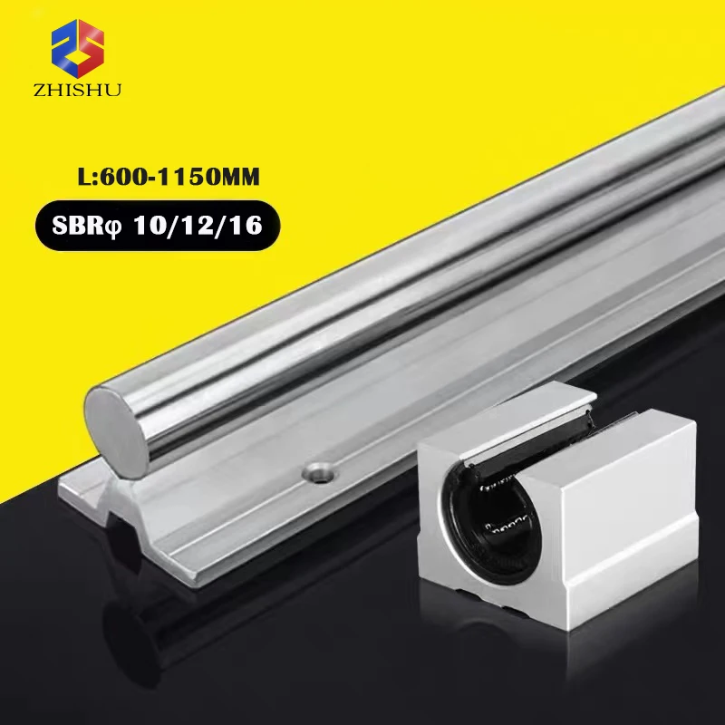 

SBR10 SBR12 SBR16 Linear Guide Rail 600 - 1150 MM Fully Supported Linear Rail Without 10UU SBR16UU SBR12UU Linear Bearing Block