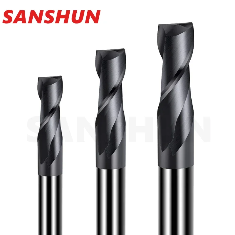 

HRC50 фреза с плоским дном из нано-сплава, 2-зубая фреза с ЧПУ, фреза из твердого сплава из вольфрамовой стали