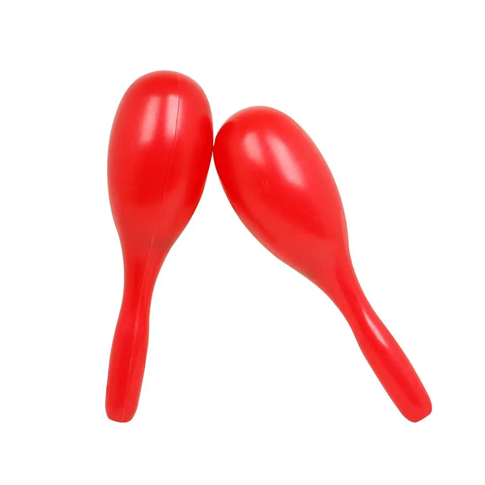 

2 PCS Oval Sand Hammer Children Early Education Music Learning Toy Percussion Instrument Ktv Atmosphere Rattle Shaker