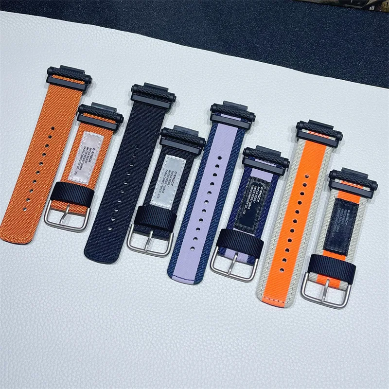 

Nylon Canvas Watch Strap for Casio PROTREK Series PRG-600YB-3 PRG-650Y PRW-6600 18mm Watch Band Men Sport Waterproof Bracelet