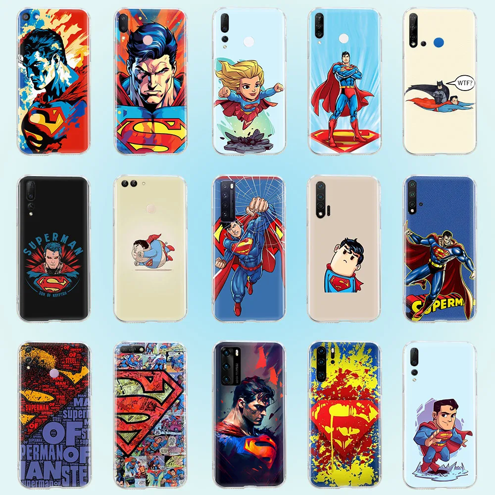 Прозрачный чехол sh-58 Superman для Motorola Moto G7 G8 G9 Power G10 G20 G30 Play G200 Plus