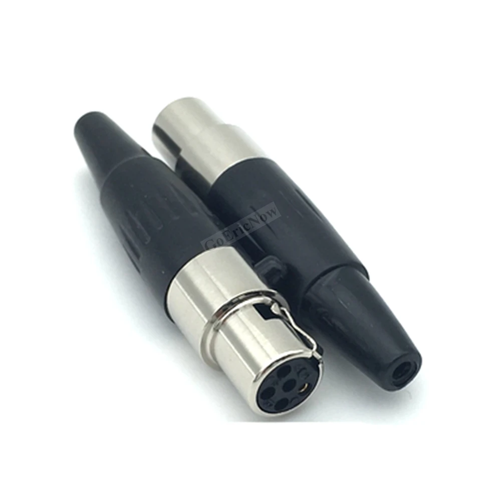 1 шт. мини XLR 3 4 5 6 Pin штекер/гнездо разъем Аудио Микрофон коннектор для микрофона