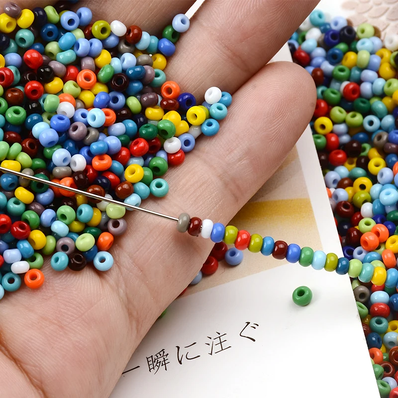 

3mm 8/0 PRECIOSA Glass Beads Uniform Size Charms Loose Seed Beads for Jewelry Making Jewelry Accessories Bracelets DIY Kralen