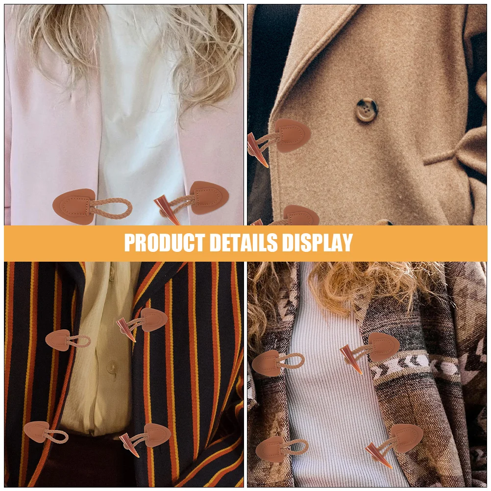 2 шт. пуговицы куртка рог шитье вязание пришивные застежки застежка для одежды из