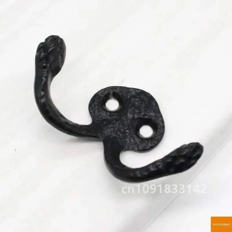 10-одиничный вешалка для одежды из сплава винтажная в стиле ретро украшение двери