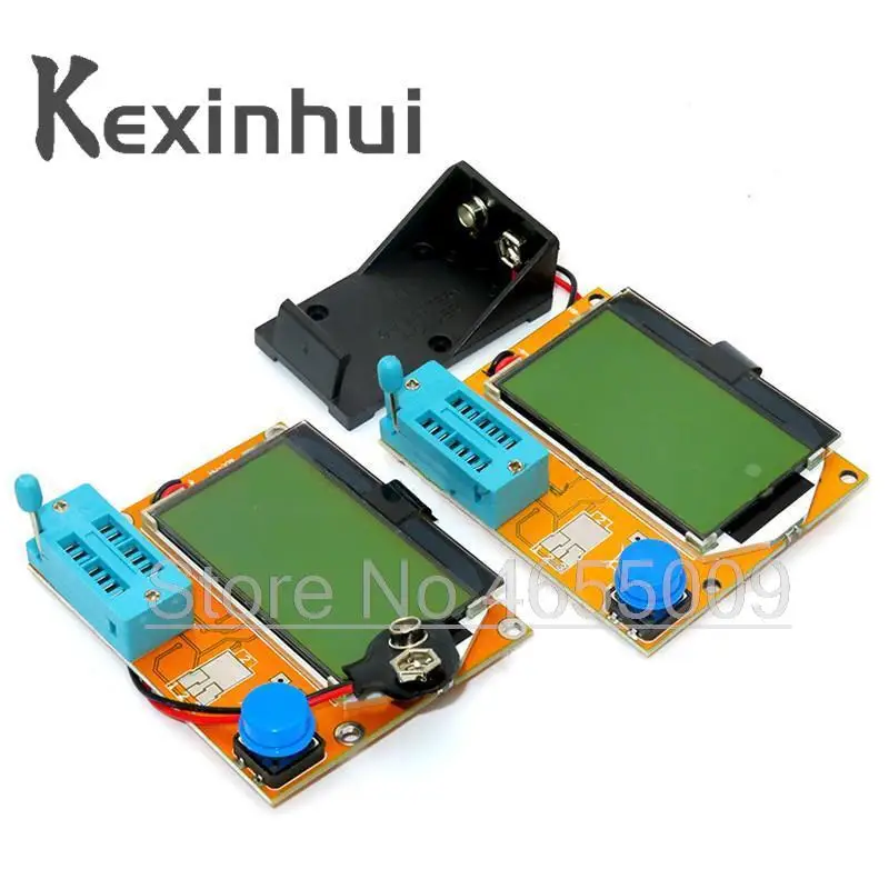 LCR-T4 LCR-T3 12846 LCD M328 цифровой измеритель транзисторов с подсветкой диод Триод