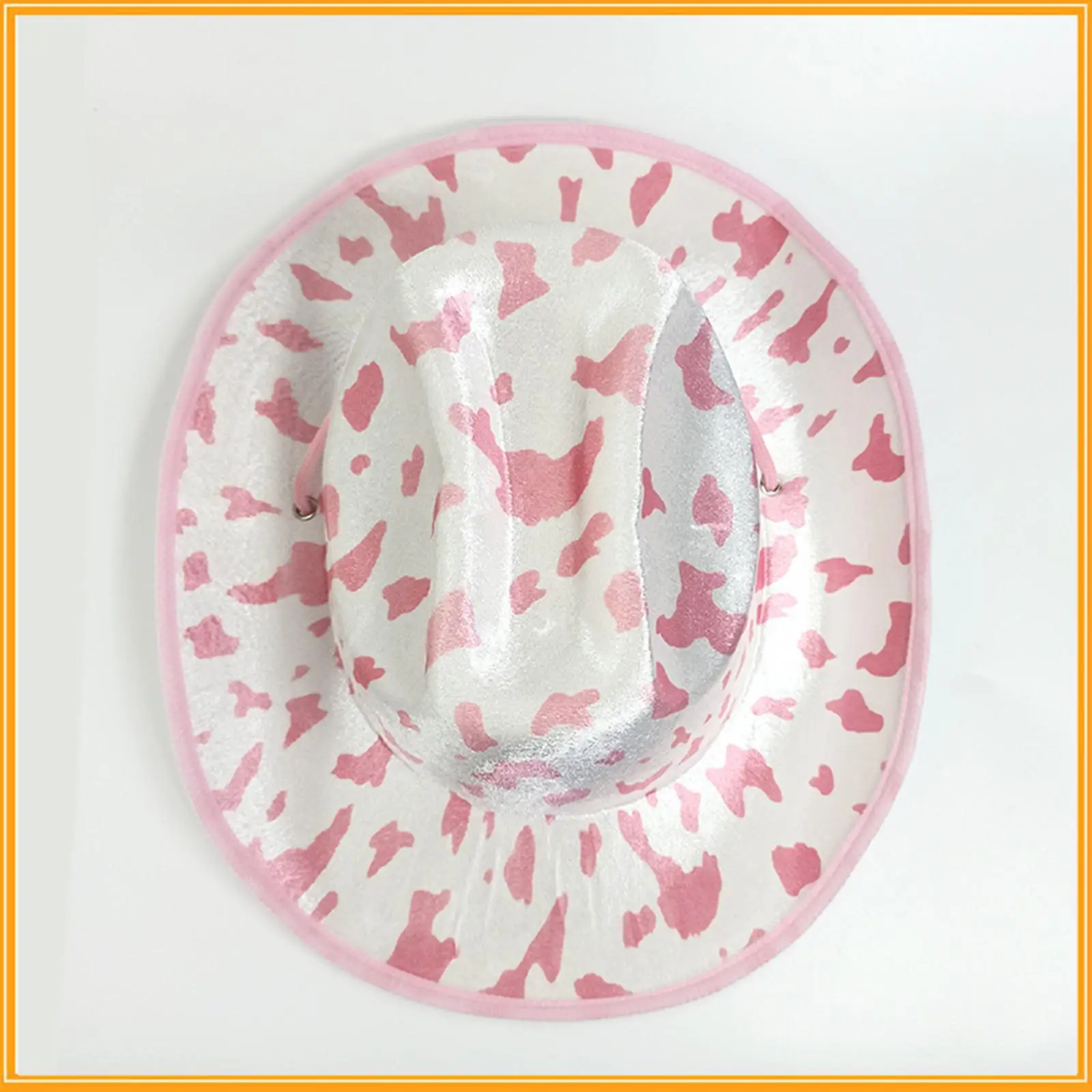 

Модная шапка Cowgirl с узором Speckled, розовый ремешок для уличных вечеринок